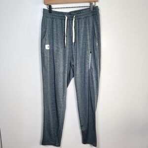 Feat Clothing Mens Heathered Blue Roam Performance Pants Medium